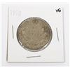 1918 CANADA 50 CENT G-VG(G-6) 92.5% SILVER