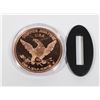 Image 2 : 1-OZ FINE COPPER APATOSAURUS ROUND IN CAPSULE
