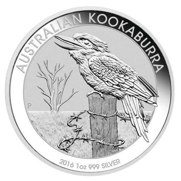 1-OZ 2016 AUSTRALIAN KOOKABURRA SILVER