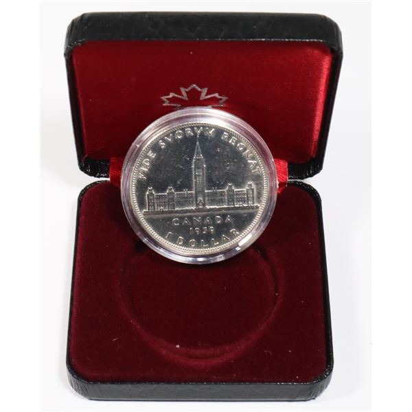 1939 CANADA SILVER DOLLAR (UNC+) IN CAPSULE