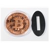 Image 2 : 1-OZ FINE COPPER ROUND BITCOIN