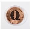 Image 1 : 1-OZ FINE COPPER TRUMP THEMED ROUND-Q-LIMITED