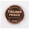 Image 2 : 1-OZ FINE COPPER TRUMP THEMED ROUND-Q-LIMITED