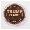 Image 2 : 1-OZ FINE COPPER TRUMP HUGGING THE FLAG