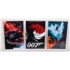 THREE ASSORTED MOVIE MINI POSTERS 4"X6" IN