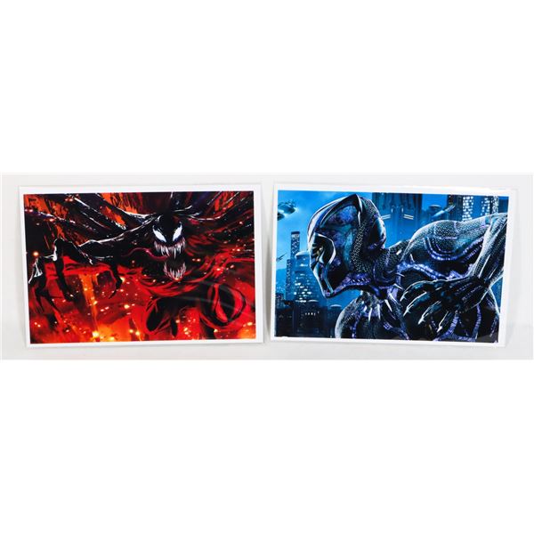 TWO MARVEL MINI POSTERS 4 X6  COMES WITH