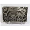 Image 1 : THE ROCKY MOUNTAINS ANTIQUE BELT BUCKLE. 1983