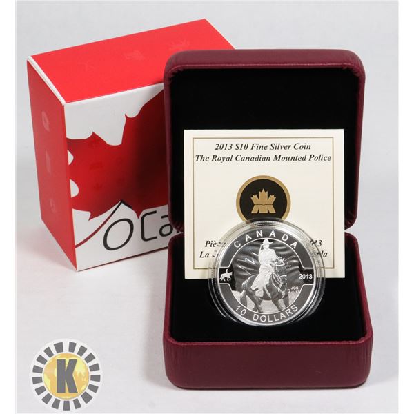 2013 $10 1/2-OZ ROYAL CANADIAN MOUNTED POLICE