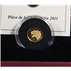 Image 2 : 2011 CANADIAN FINE GOLD (99.99%) COUGAR COIN