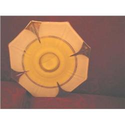 Antique Footed cake plate 11.5" - octogon shaped - dates 1930's