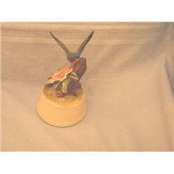 Musical box - has a slight chip on one wing & beak