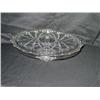 Image 1 : Full lead crystal pedestal cake plate 14.25"diameter - pattern is "Roxborough" (Germany) in original