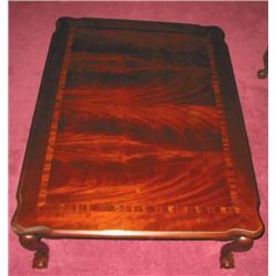 Thomasville Mahogany Cocktail Table with ball & claw feet - 36" x 48" x 17"