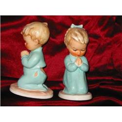 2 Hummel figurines - kneeling in prayer - bid will be 2 times the money