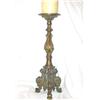 Image 1 : 2 Bronze baroque candlesticks 15" tall