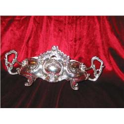 Silverplated Flower Arranger - 13.5" x 5" x 5"