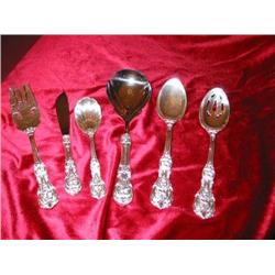 6 Sterling serving pieces in Reed & Barton "FrancisI"