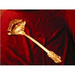 Silverplated punch ladel in Modern Baroque pattern