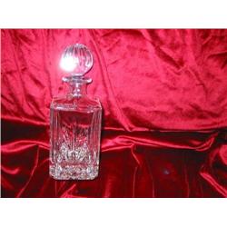 Full-lead crystal decanter w/glass stopper "Marquis" by Waterford