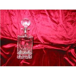 Full-lead crystal decanter w/glass stopper "Marquis" by Waterford