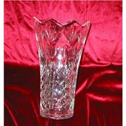 Lead crystal vase 6" x 10"