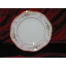 8 Ribbon Pink dessert plates by Mikasa - 7.75"diameter