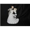 Image 1 : Porcelain Waltzing Couple musical figurine 9" x 6.5"x 5"