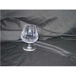 7 Lead crystal brandy sniffners by Mikasa - pattern is "Northern Lights" - bid will be 7 times the m