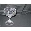 Image 1 : 12 Full lead crystal compote "Parklane" pattern by Mikasa 4" diameter x 5.25"