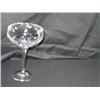 Image 1 : 12 Full lead crystal champagne saucer by Mikasa 4.5" diameter x 6.75"