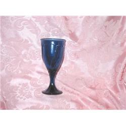 12 Full lead blue goblets by Mikasa 3.5" diameter x 7.5"