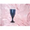 Image 1 : 12 Full lead blue goblets by Mikasa 3.5" diameter x 7.5"