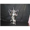 Image 1 : Silverplated 25-cup Samavor (hot beverage urn) - 12"x 20" w/alcohol burner