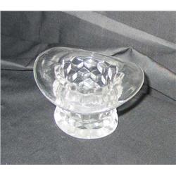 Lead crystal top hat by Fostoria 3 7/8" x 2.5"