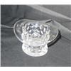 Image 1 : Lead crystal top hat by Fostoria 3 7/8" x 2.5"