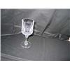 Image 1 : 8 24% lead crystal cordial glasses 1.75" x 4.5" "Longchamps" by Durand