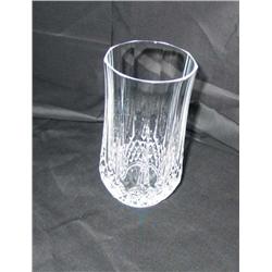 8 Full lead tumblers "Longchamps" pattern by Durand 2.75" x 5.25" - bid will be 8 times the money