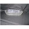Image 1 : Antique Pressed glass relish dish 10.25" x 4.75" x 2"dates back to approximately 1924
