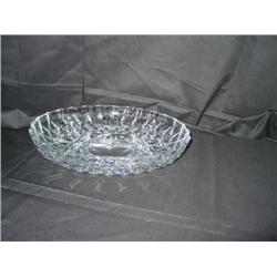 Full lead crystal 4-section relish dish 11" x 8.25"