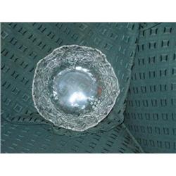 12 Tempered grape design glass plates 7.75" diameter