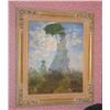 Image 1 : Canvas transfer of Camille Monet & Son by Claude Monet in a gilt washed museum frame 32" x 40"