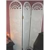 Image 1 : 2 Arched top 3-panel wicker screen 67" wide x 72" tall- bid will be 2 times the money
