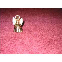 Heavy goldplated Christmas ornament from Germany -2.5" x 1.5"