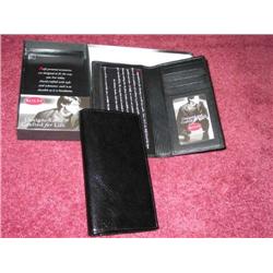 2 brand new black leather Rolf Pocket Secretaries in original boxes w/documentation still in box - 6