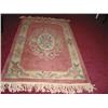 Image 1 : 100% wool east garden style carved rug 3'6" x 6' including fringe made by Nourison