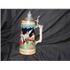 Image 1 : 2 Steins w/metal lids from Germany 4.5" diameter x11" - bid will be 2 times the money