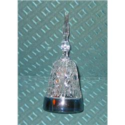 Full lead cased crystal bell 7" x 2 7/8" diameter