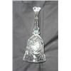 Image 1 : Full lead etched crystal bell 3.25" x 7 5/8"