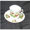 Image 1 : Bone china teacup & saucer "Strawberry Ripe" by Hammersley/Spode (England)