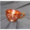 Image 1 : Gold carnival glass cup 3.25" diameter x 2 1/8"